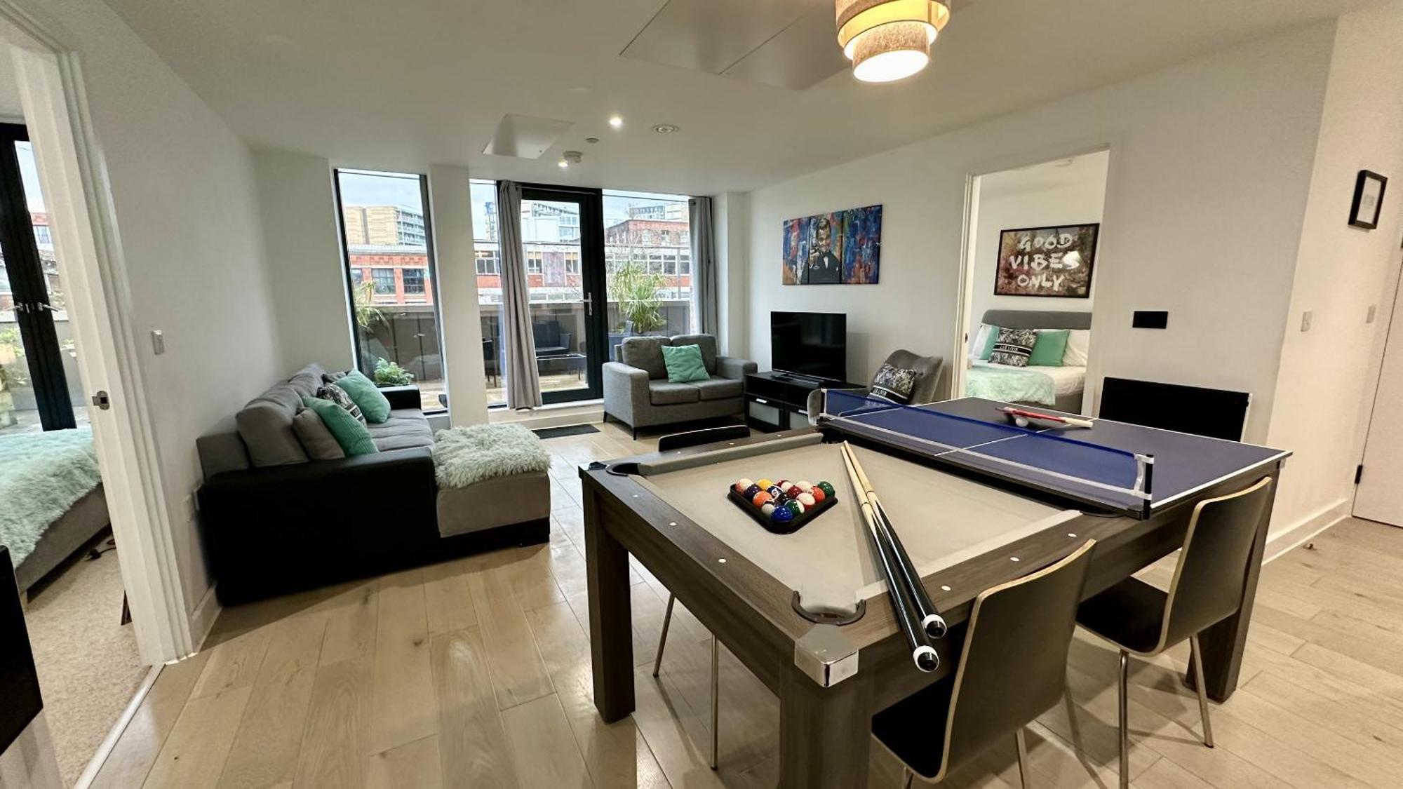 Lux Livin' Apartments - Luxury 2 Bed Apartment With Sky Garden Манчестер Екстер'єр фото
